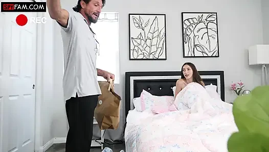 Horny Stepdaughter Begs For Stepdad's Dick