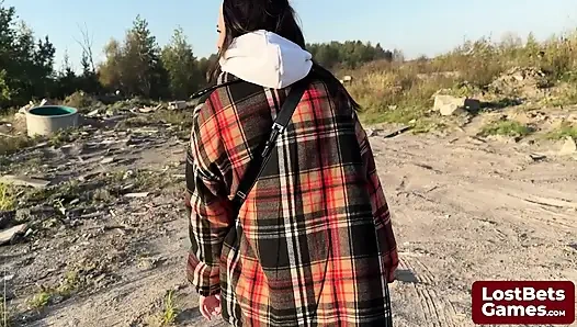 James and Sofia engaged in a strip hand-slap game