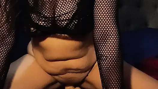 Mature Latina Masturbates With Black