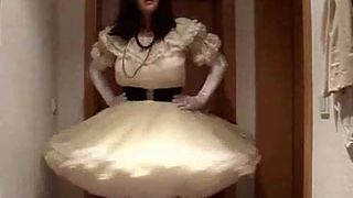 Beautiful Dancing Petticoat Girl