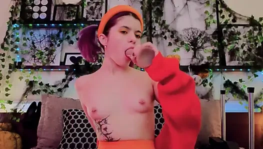 Cadılar bayramı oral seksi tatlı edepsiz günahkarca lezzetli