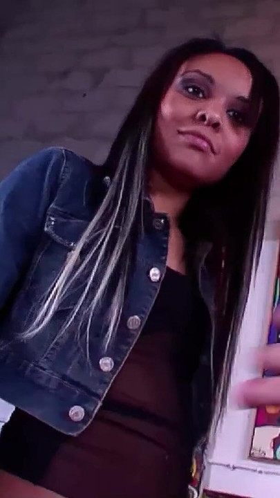 Captivating moment from "Brown Ebony Teen Jaslin Diaz with perfect Ass talk to POV Amateur Backstage Sex"