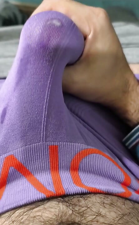 With His Boxers on, Watch the Milk Leaking Through Them