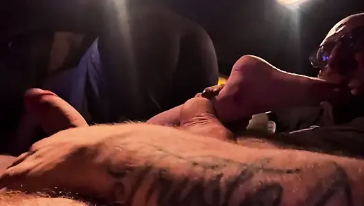 Hot redhead gives BWC THE BEST sole job with huge cum on soles.