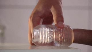 Traite de bite Fleshlight transparente