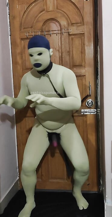 Monkey Mask man penis porn