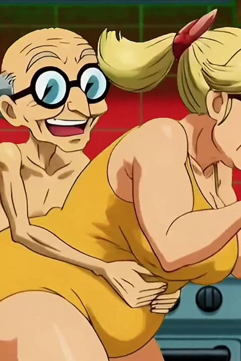 Hentai Granny Gets Double Hot Love for Breakfast