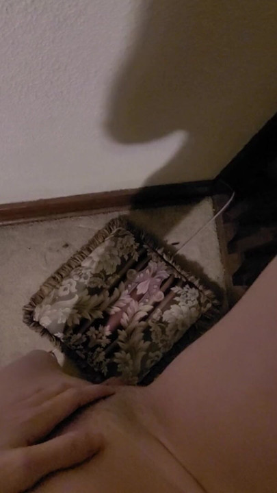 Pissing on wall