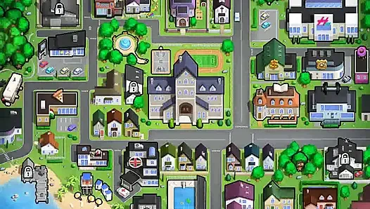 Summertime saga: cougar mature MILF seduces Younger man in her backyard ep 108