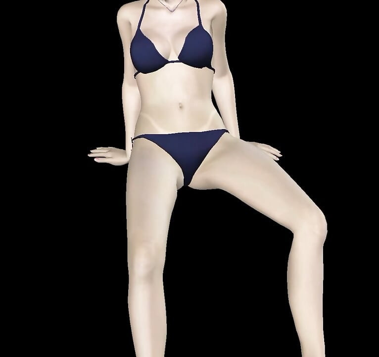 Animowane porno 3D - bardzo piękna dziewczyna masturbuje się bananowym orgazmem