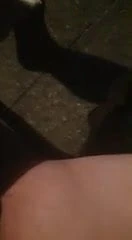 정원에서 분출하는 마누라