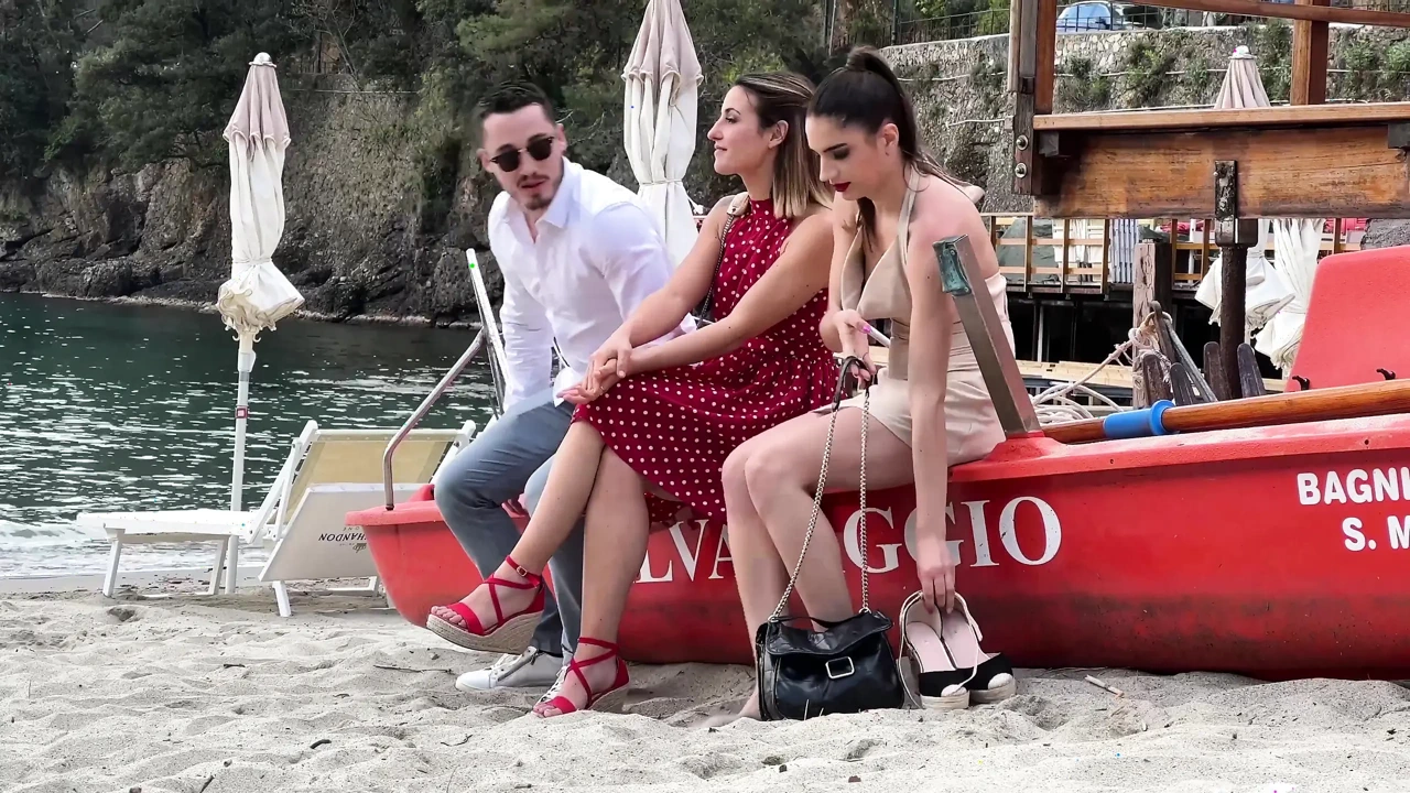 She Gets Dumped on the Beach