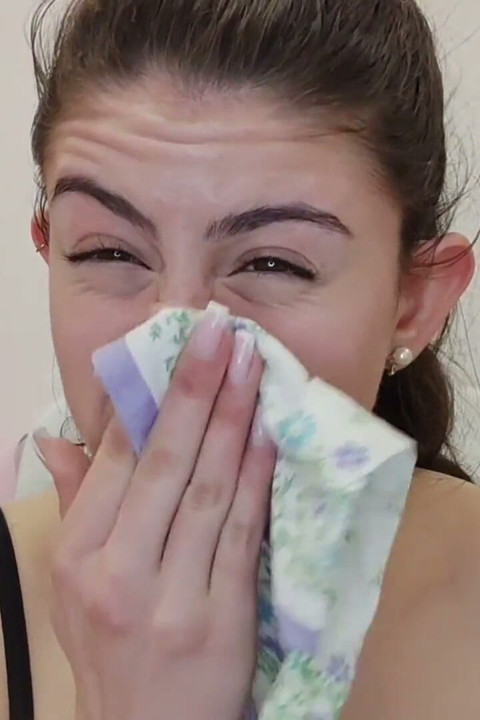 Fetish Hard Nose Blowing and Rubbing