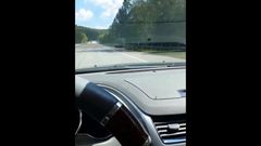 Jacking while driving, jacking and fucking in sex playroom