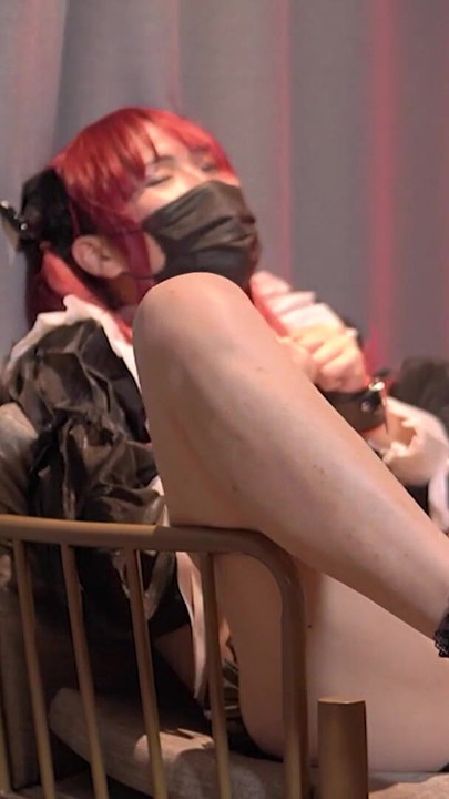 Rizu-kyun cosplay, vezivanje i dildo | Isječak 1