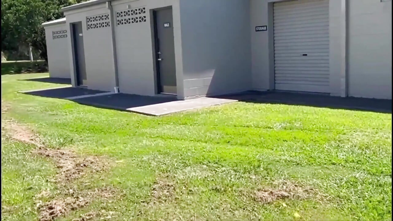 Dogging a Random Stranger in a Public Restroom