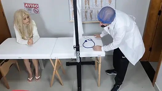 Stepmother Takes Stepdaughter for the First Time to the Gynecologist.