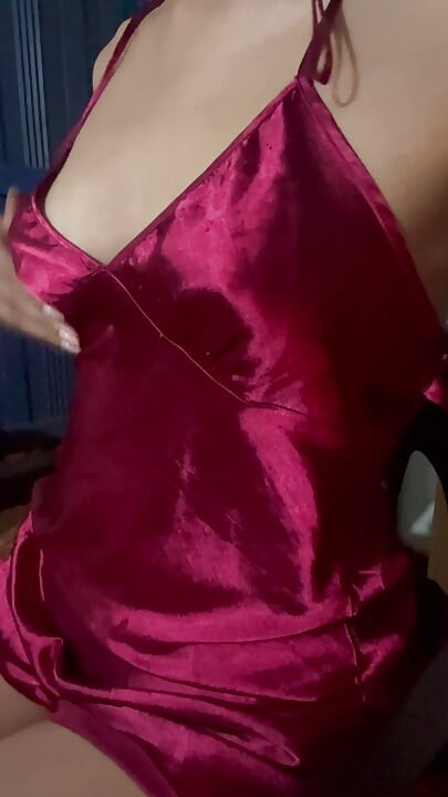 Home video after , caressing her beautiful nipples