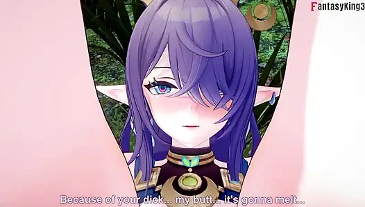 Lauma ormanda ateşli ahegao seks - genshin impact