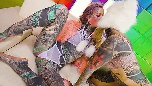 Extremes anal-DAP, DP-fick mit schlampigem blowjob, geldautomaten und gesichtsbesamungen