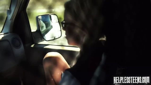 Helpless nerd teen picked up and fucked in dungeon