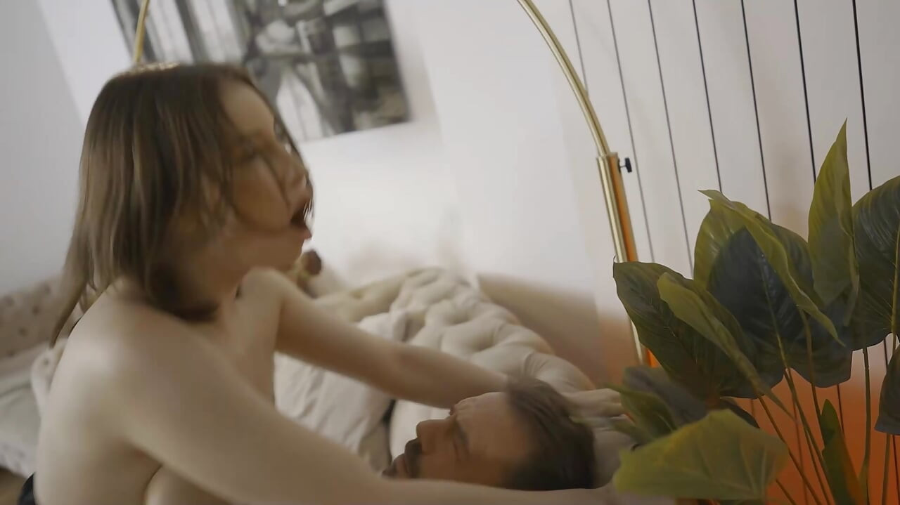 Blonde Bombshell Pounds Pussy and Deepthroats Cock Wildly
