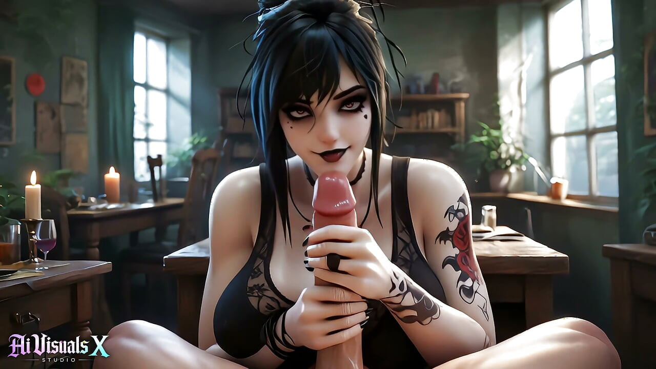 Nag-message sa akin ang Goth GF ng Kaibigan Ko - Kita-kits sa Forest House (AI Generated)