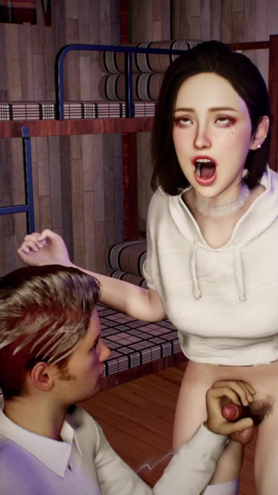 3D shemale do handjob with her roomate | Clip 1