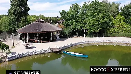 ROCCO SIFFREDI - Isabella Angelina Drilled Deep by Two Giant Cocks