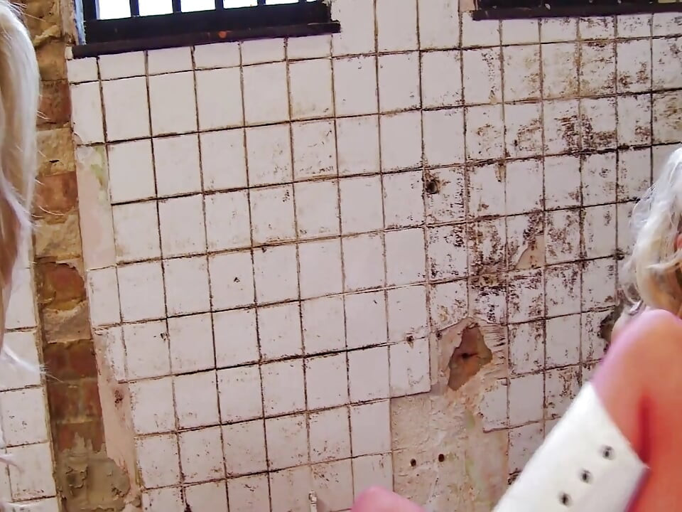 Bunts on Fire Scene-1_a Pair of Busty Lesbian MILFs in Lingerie Masturbate Together in the Cell