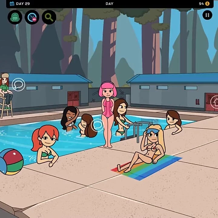 Camp Pinewood Sexy Stephanie Daphne Starfire & Judy by Loveskysan69