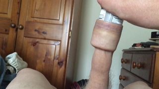 Eight different items in foreskin - over 13 minutes