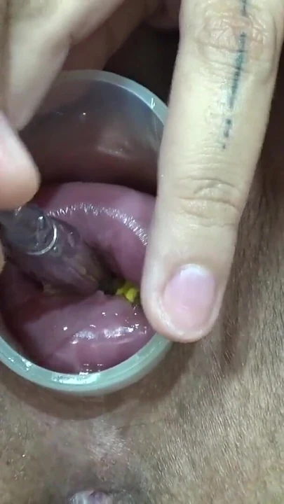 Stunning moment from "Inserting screwdrivers into my little cervix! - Maya Simons"