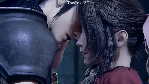 Final Fantasy 7 FF7 - Tifa + Aerith All Work 2025 WM Full Color Grading (Sound) By Aries' Possession Animation 3D Hentai