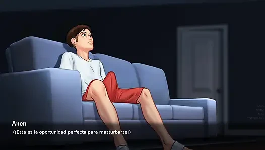 Mommy helps her stepson finish several times - summertime saga