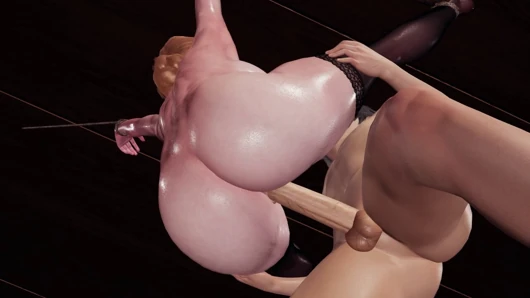 Mai Аниме нейлоновые чулки, 3D хентай - миссионерская поза в видео от первого лица, интенсивный раком большой задницы, подъем связанного кримпая в анимации без цензуры