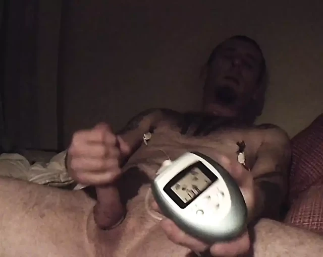 Masturbation and nipples electroshoking
