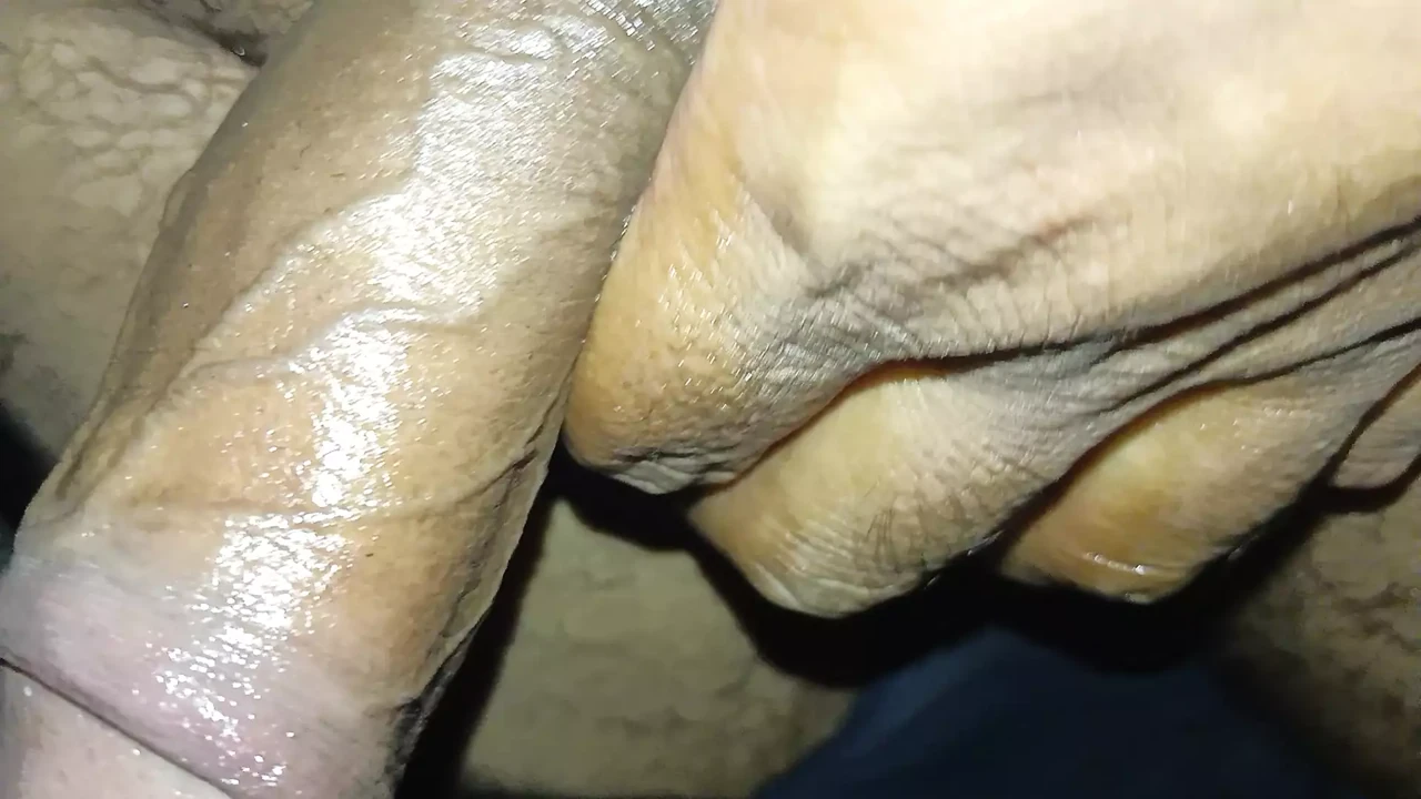 Masturbate sex penis fist smeared with oil