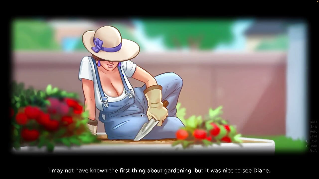 Summertime saga gameplay Part 2. Big boobs Diane, Jenny's ass