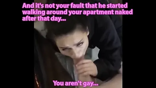 Not your fault (sissy caption)