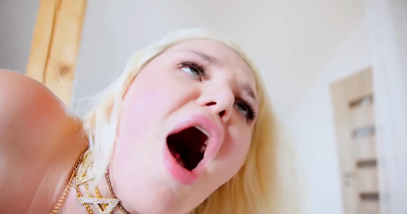 Blond Bimbo Hard Anal Fuck on Set