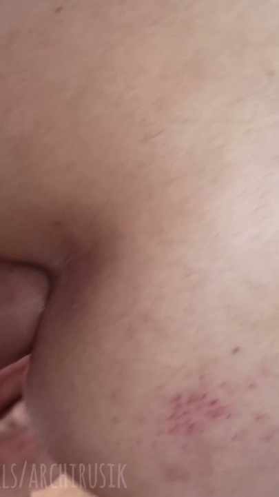 An obedient young femboy eats cum with his ass and mouth fucks like a whore ! | Clip 1