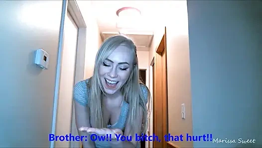 Adik tiri jalang menyusutkanmu