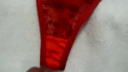 enjoying the panties from my neighbor