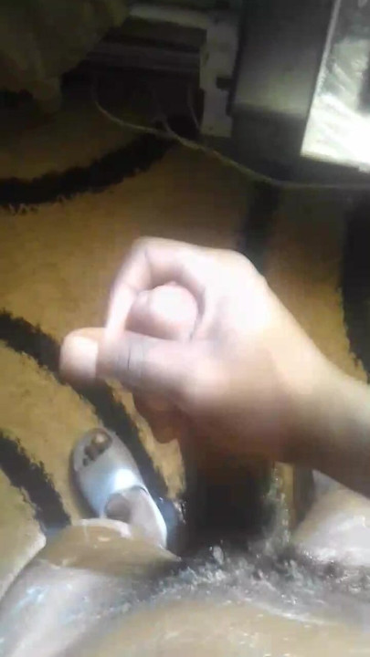 Cleaning my cock