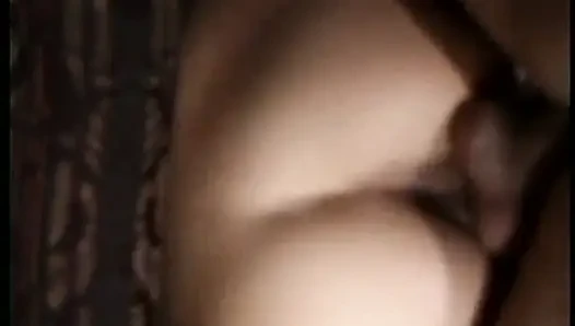 Two Big Dicks Double Penetrate the Ass and Pussy on This Gorgeous Thin Brunette