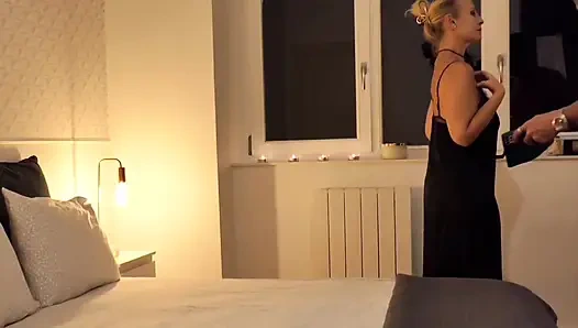 Mature Blonde Wife Enjoys Sex Half Naked