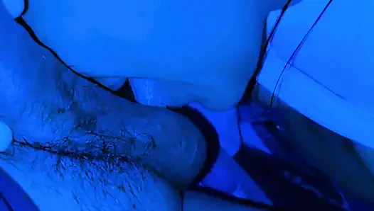 My husband's friend cums on my face