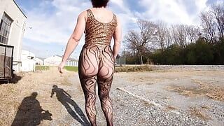 PAWG in Pantyhose - Exhibitionist Wife