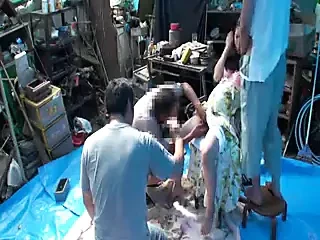 Pregnant Japanese Beauty Has to Fuck  Hobos